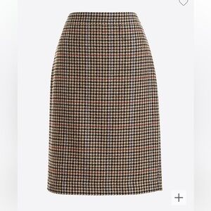 A-line - houndstooth skirt